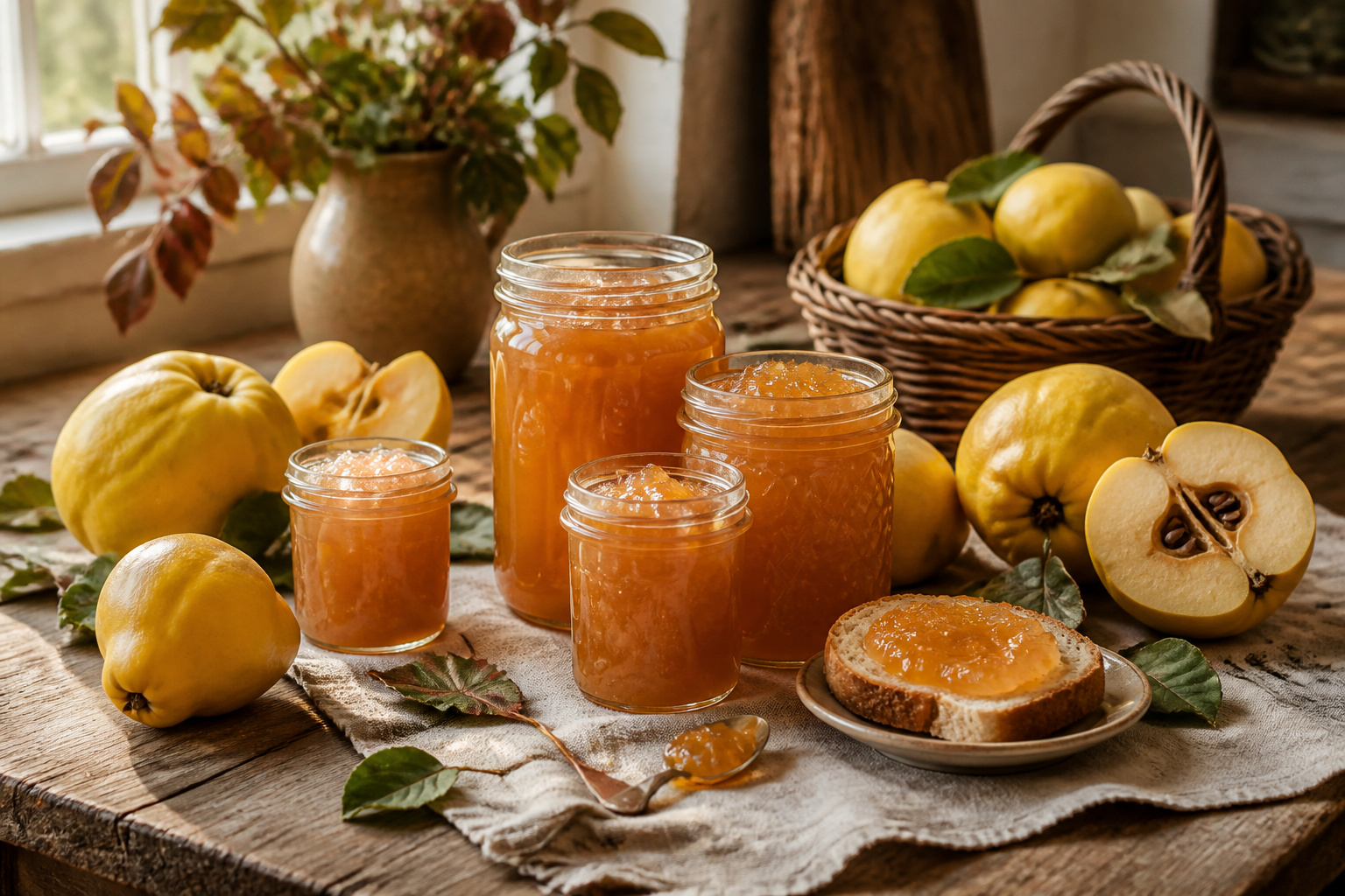 Confiture de coing maison ambiance dautomne